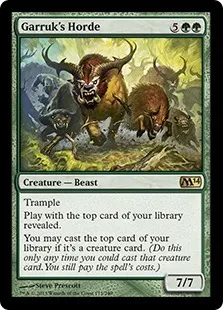 Cartas Magic: Garruk's Horde (horda De Garruk) M14