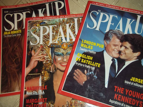 Lote De 3 Revistas Speakup - En Ingles