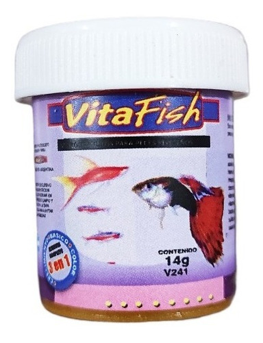 Vitafish Baby 14g Micro Polvo Alevines Crías Peces