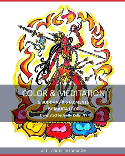 Libro: Color & Meditation: 5 Buddhas & 5 Elements