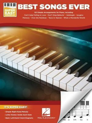Libro Best Songs Ever Super Easy Piano Songbook - Hal Leo...