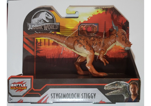 Jurassic World Stygimoloch Stiggy Battle Damage Dinosaurio