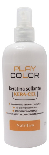 Shock Keratina Sellante 250 Ml Playcolor Vegano Natural