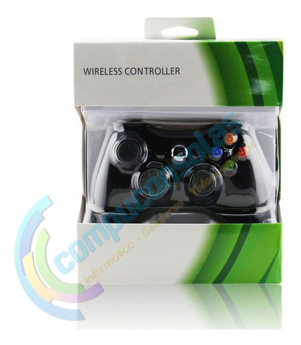 Joystick Control Xbox 360 Mando Inalambrico Negro