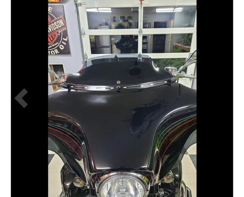 Moldura Parabrisas Cromada Harley Davidson Touring 2014-2024
