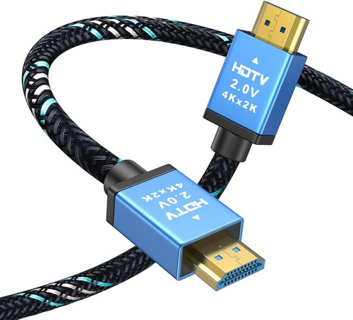 Electcom Pro Cable Hdmi De Velocidad 4k, Carcasa De Aluminio