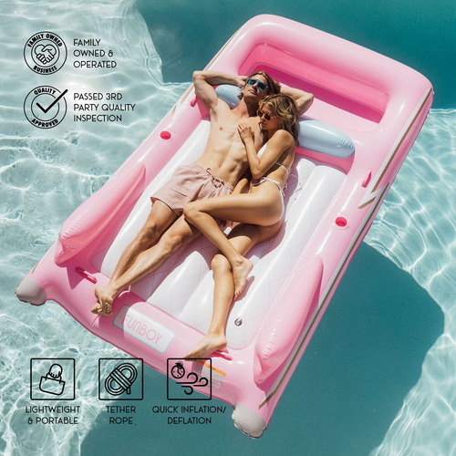 Flotador Inflable Para Alberca Funboy Giant, Coche Retro Ros
