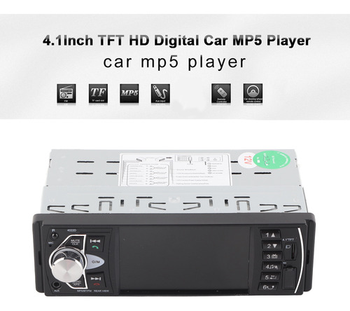 Reproductor Mp5 Para Coche, Radio Fm, Reproducción De Vídeo
