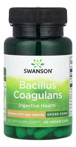 Swanson Bacillus Coagulans 6 Mil Millones Ufc 60vcaps Sabor Sin Sabor