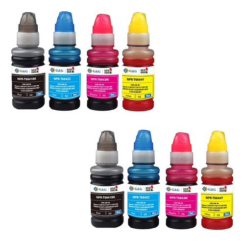 2 Pack De Carga De Tinta Para Epson T664 L220, L120, L121