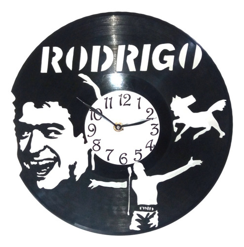 Reloj De Pared En Disco De Vinilo De Rodrigo 