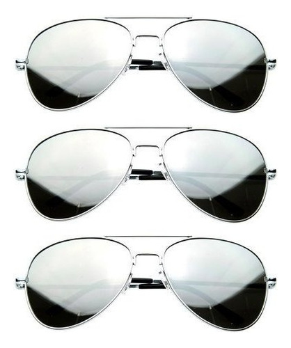   De Sol - Zerouv - Mirrored Aviator Gafas De Sol Para