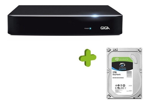 Hvr 16 Canais Saída Bnc Com Hd 1tb Q06 Open Hd Giga Security