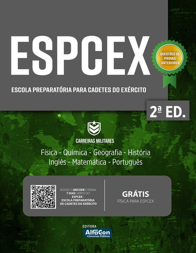 Apostila Espcex - Escola Preparatória Para Cadetes Do Exército, De Equipe Alfa., Vol. 1. Editorial Alfacon, Capa Mole, Edição 2 Em Português, 2023