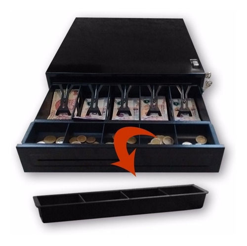 Gaveta Caja Para Dinero Nº5, Con Secreter, Cerradura Negra