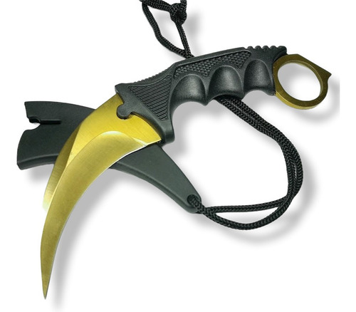 Cuchillo Navaja Karambit  Strike Golden An71