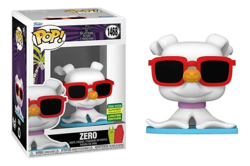 Funko Pop Disney: Mundo De Jack - Zero Con Lentes Sdcc 2024