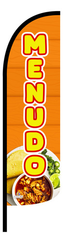 Bandera Publicitaria Antojitos Mexicanos (4x1m) Completa