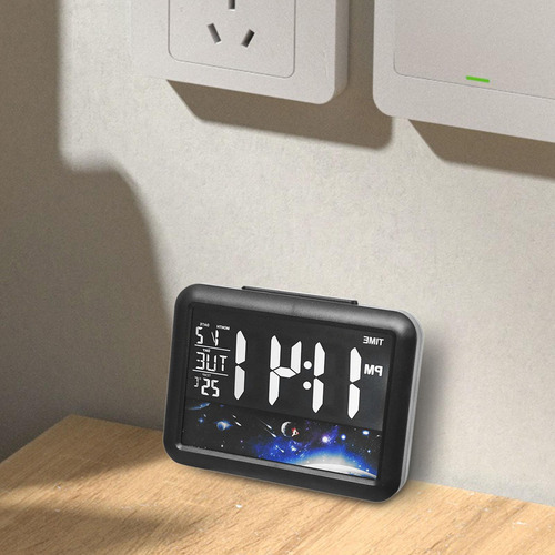 Reloj Despertador De Escritorio Con ,