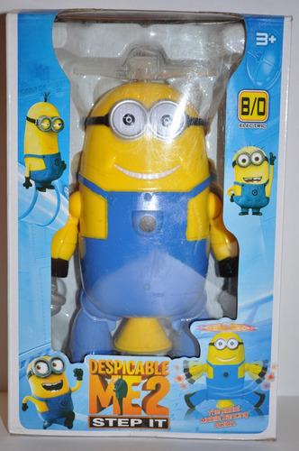 Minions Robot C/rotacion 360 Luces Y Sonido