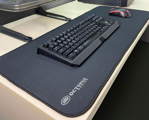 Imagem 9 de 9 de Mouse Pad Gamer Extra Grande 80x35 Cm Preto