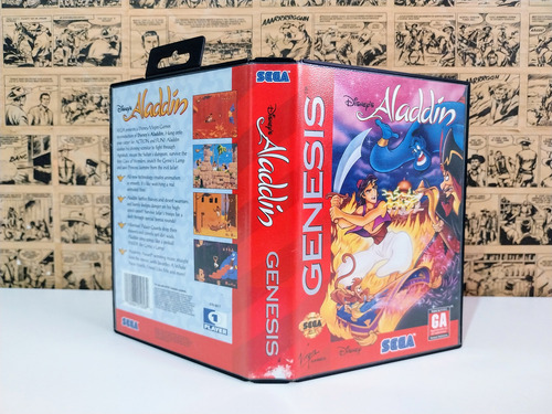 Aladdin Mega Drive Original Completo (Usado)