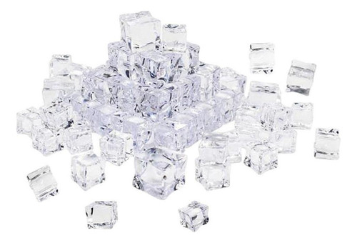 Cubitos De Hielo Reutilizables Para Bebidas Clear 25mm