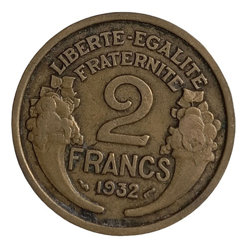 Moneda Francia 1932 2 Francos