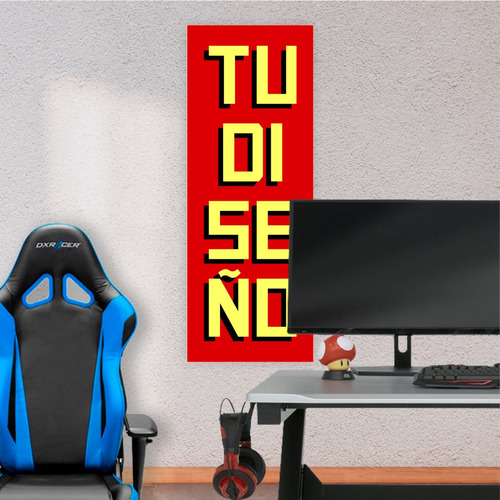 Cuadro Grande 30x80cm Personalizado Con Tu Diseño - Animeras