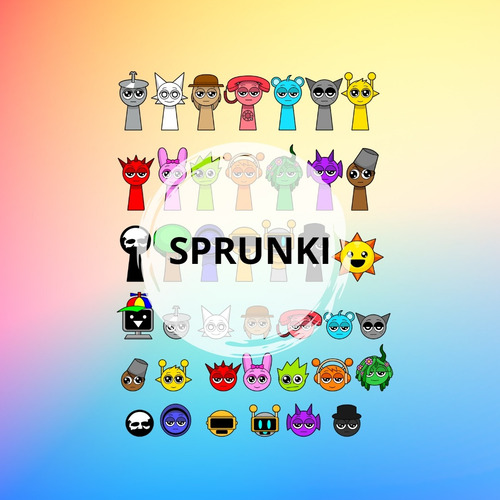 Kit Digital Sprunki Imágenes Cliparts Png Jpg