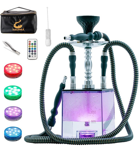 Hooka Narguile Juego De 2 Mangueras Importado De Usa Calidad