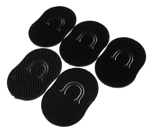 5x Travel Hair Llo Hombres Barba Palma Cuero Cabelludo Negro