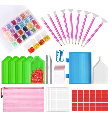 Kit Deluxe De Herramientas Y Accesorios Para Pintura 5d