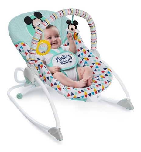 Mecedora Vibradora Bebe Disney Mickey Minnie 18kg Oferta