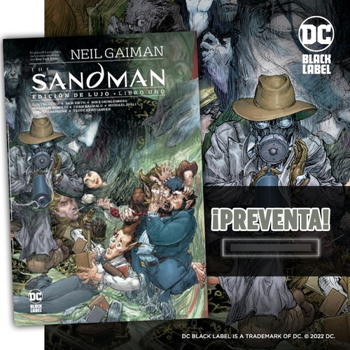 Comic Black Label  The Sandman: Edición De Lujo Libro Uno