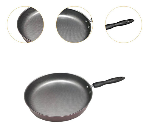 Utensilios De Cocina De Sartén Antiadherente Con Mango De
