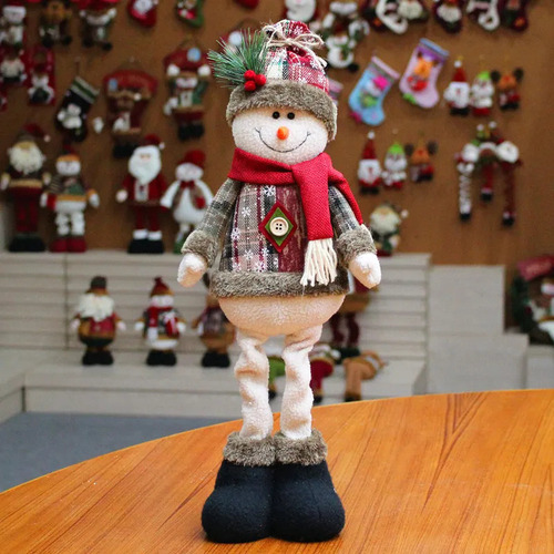 Adornos Navideños De Pie Para Mesa De Interior Color 3 Pcs