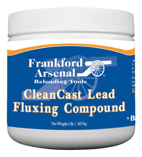 Frankford Arsenal 1 Libra De Flujo De Plomo Cleancast Para F