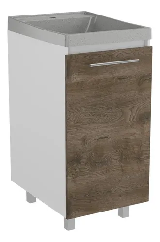 Lavadero Corona Premium Ii Petite Gris Mueble Oporto
