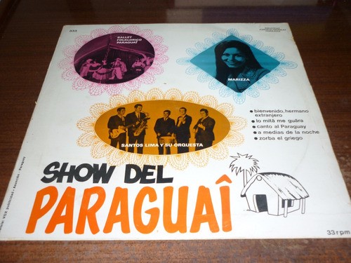 Show Del Paraguai Marizza Santos Lima Vinilo Argentino