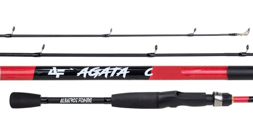 Vara Agata Molinete Albatroz 1,80m 6-12lbs Pesca Ultralight