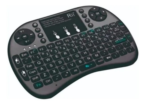 Mini Teclado Inalámbrico Con Iluminación Led Mouse Touchpad