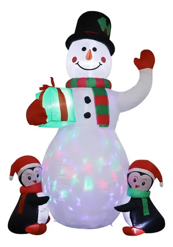 comprar Xldd Nuevo Muñeco De Nieve Inflable Navideño Hug A Pingu Ed