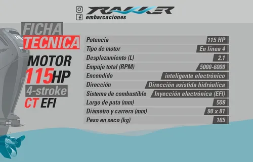 Lancha Bermuda 180 Sport Azul Línea De Flotación Roja