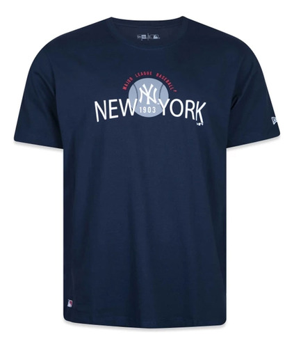 Camiseta New Era New York Yankees Masculino Mbv23tsh021