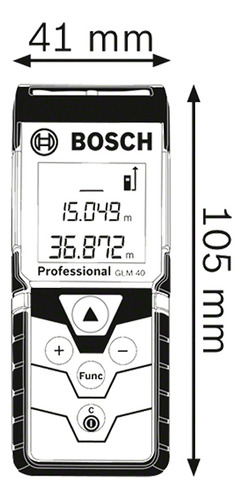 Medidor Láser Bosch Glm 40 Alcance 40m Con Estuche