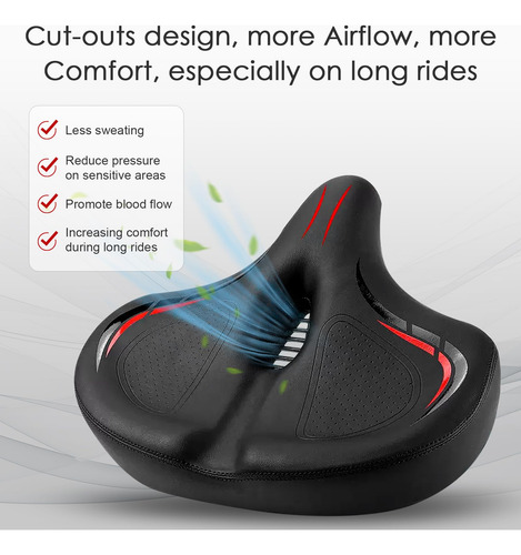 Asiento De Bicicleta Peloton Grande Para Hombres Y Mujeres M