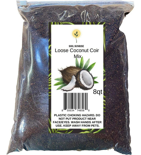 Soil Sunrise Loose Coconut Coir Mix - Coconut Coir For Home