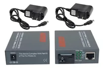 Comprar Convertidor De Medios De Fibra Óptica 100mb Sc 25km 1par