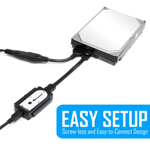 Adaptador Usb 2.0 A Sata/ide Kingwin Usi-2535 Para 2.5, 3.5